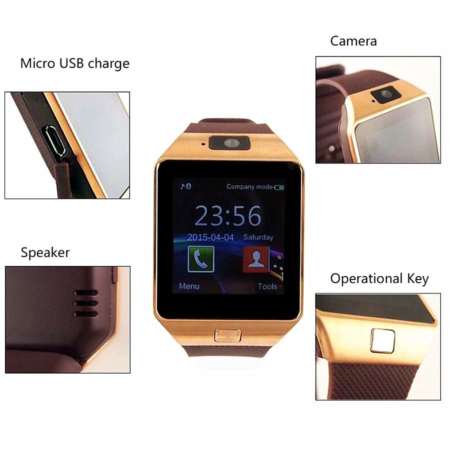 Wholesale Electronics DZ09 Sim Card SmartWatch 3g 4g smartphone Camera Video Call Wifi Reloj inteligente bluetooth Smart Watch